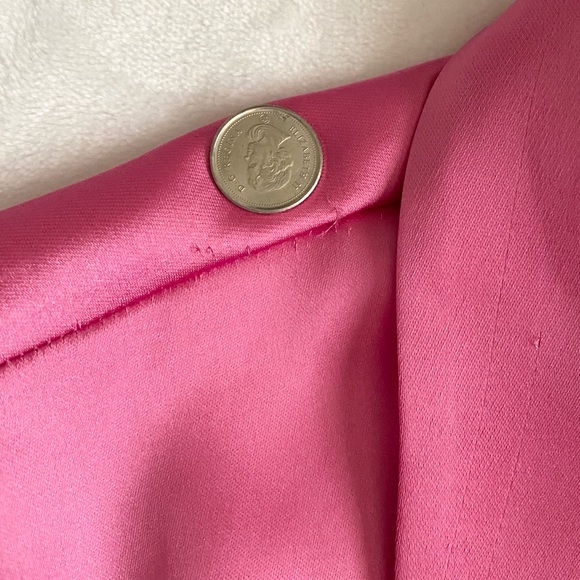 Zara Satin Effect Barbie Pink Dress XS - Picture 16 of 16